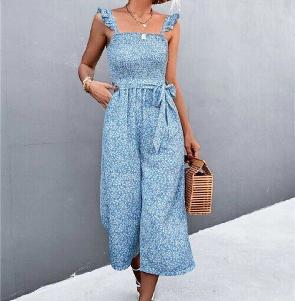 Floral Print Jumpsuit