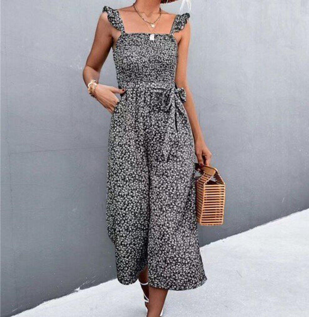 Floral Print Jumpsuit