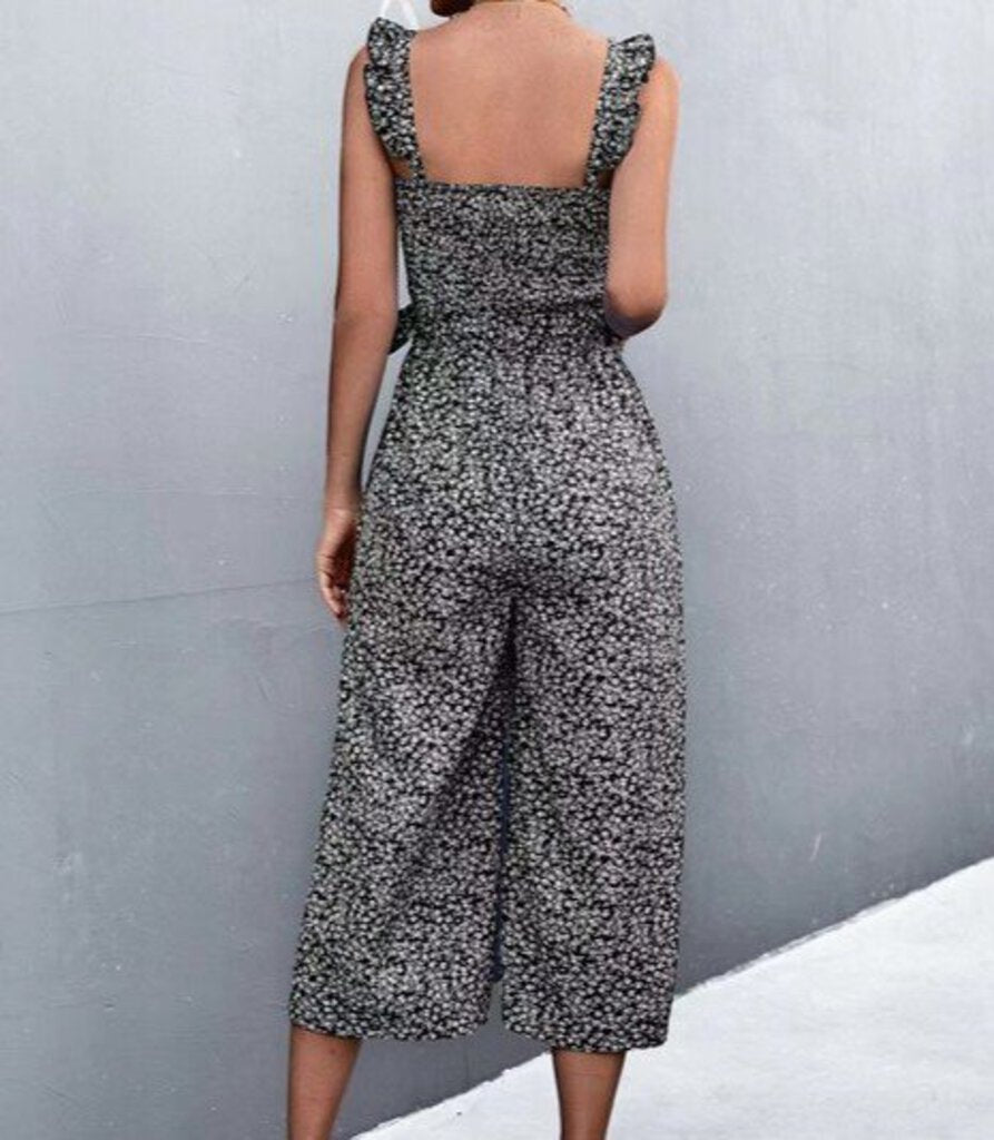 Floral Print Jumpsuit