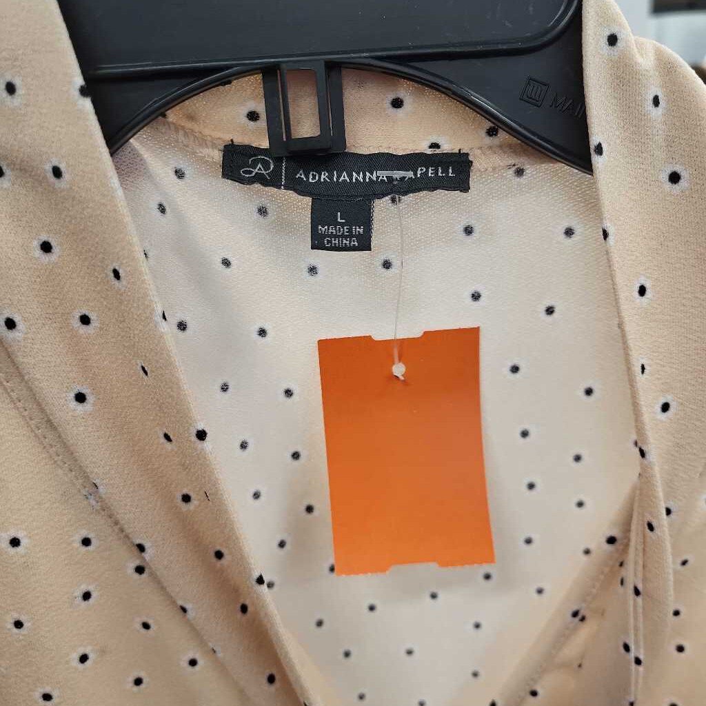 Adrianna Papell Women's Polka Dot Blouse