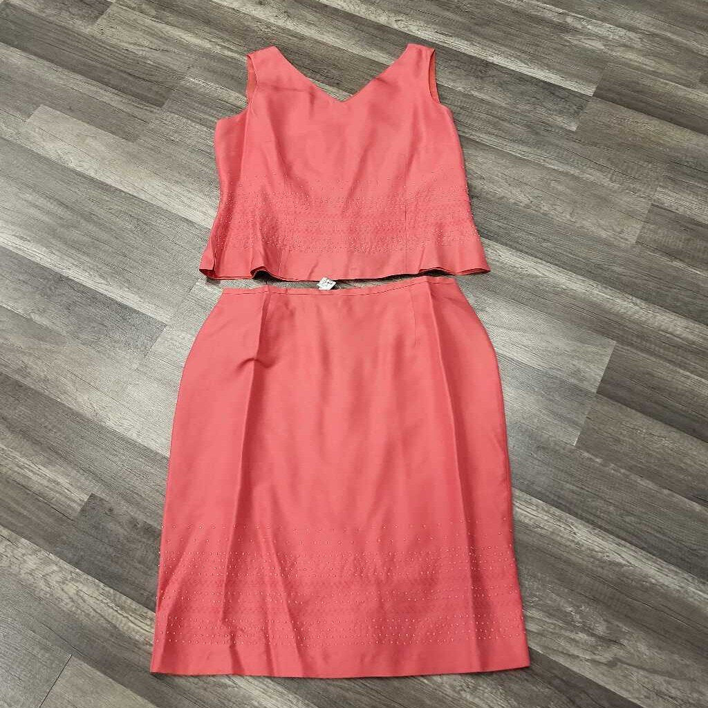 Robbie Bee Beaded 2pc SL Top & Skirt