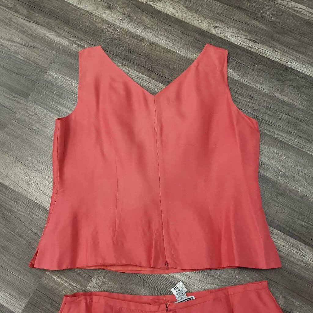 Robbie Bee Beaded 2pc SL Top & Skirt