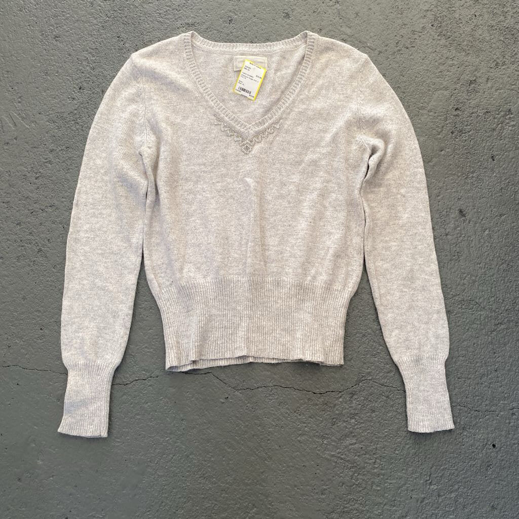 Knit V Cut LS