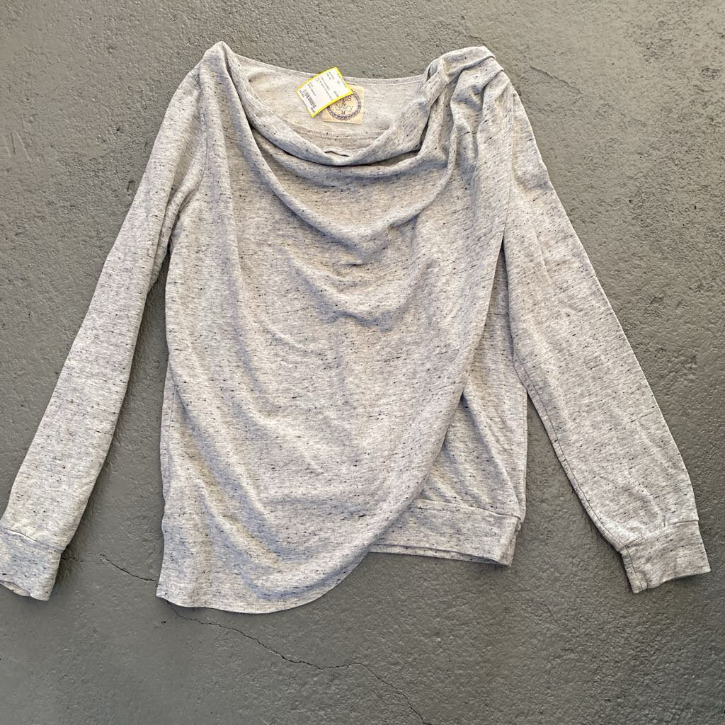 Draped Neck LS