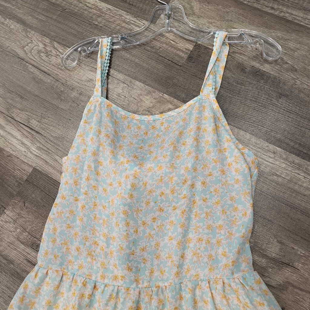 Siena Sky Floral SL Back Tie Dress