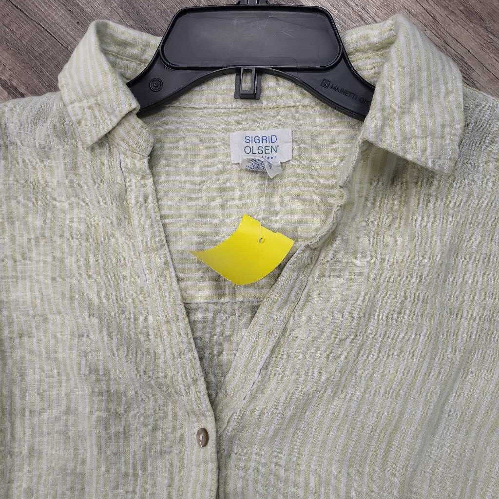 Sigrid Olsen LS BU Linen Top