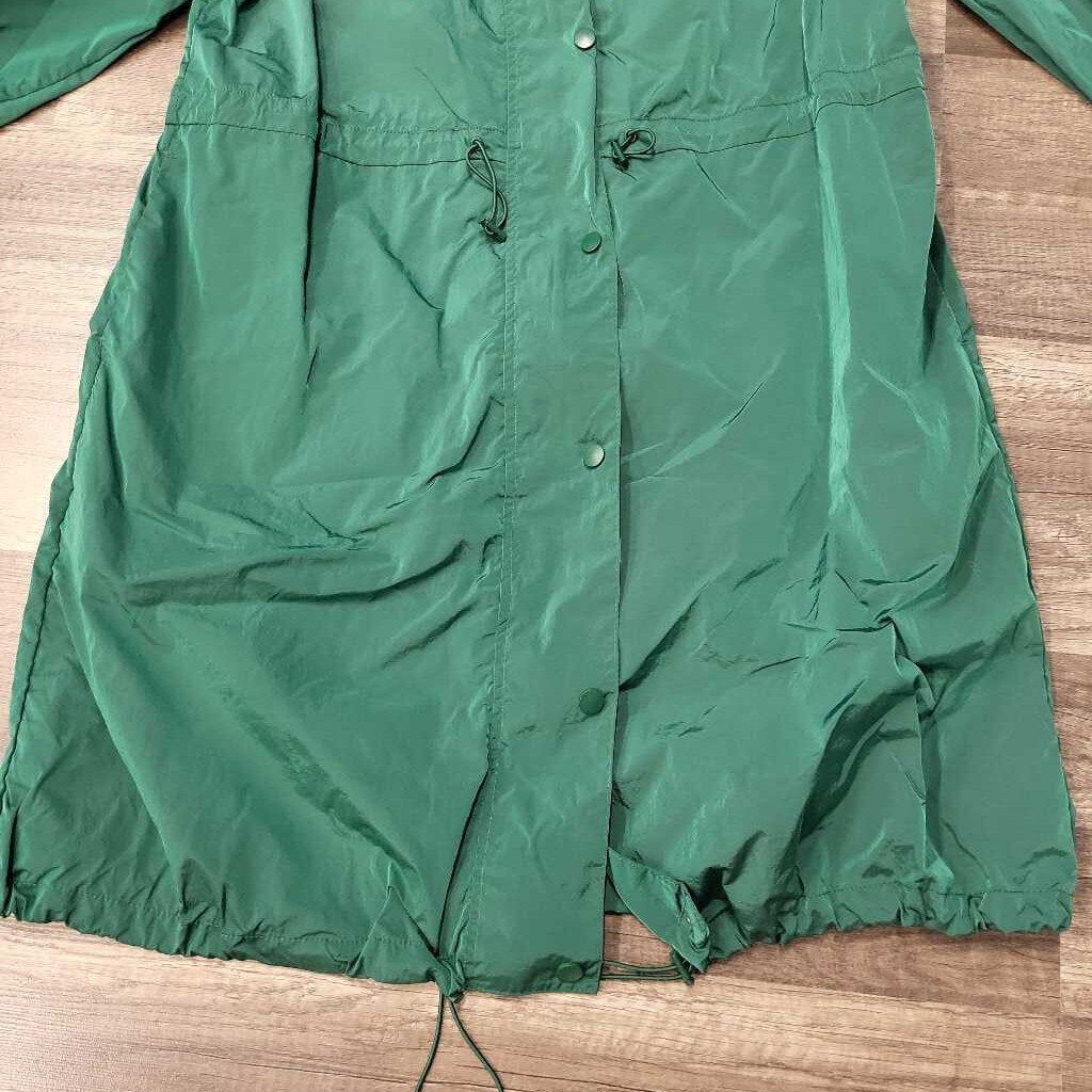 Chicos Anorak Long Rain Jacket