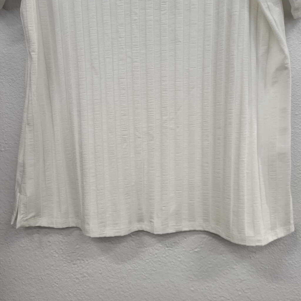 Eileen Fisher Vertical Stripe SS Top