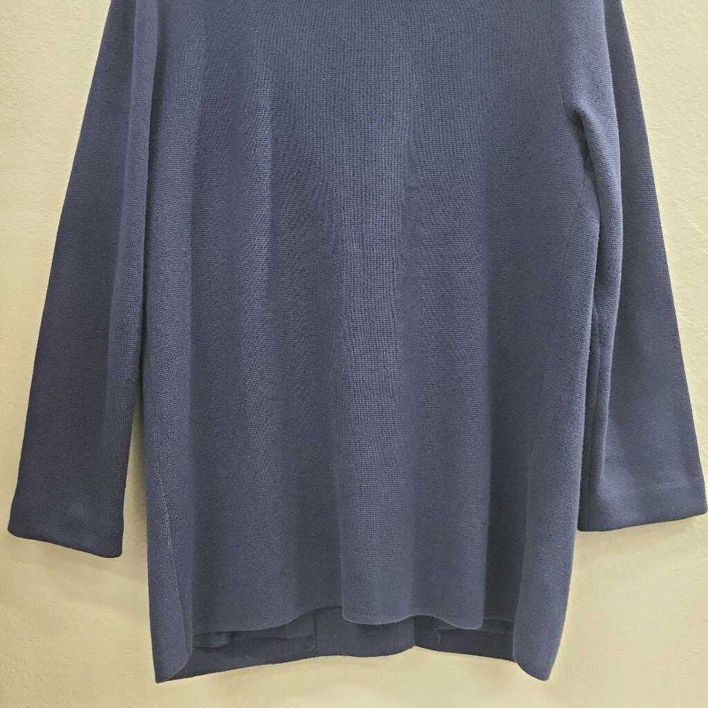 Lands End 100% Cotton Open Cardigan