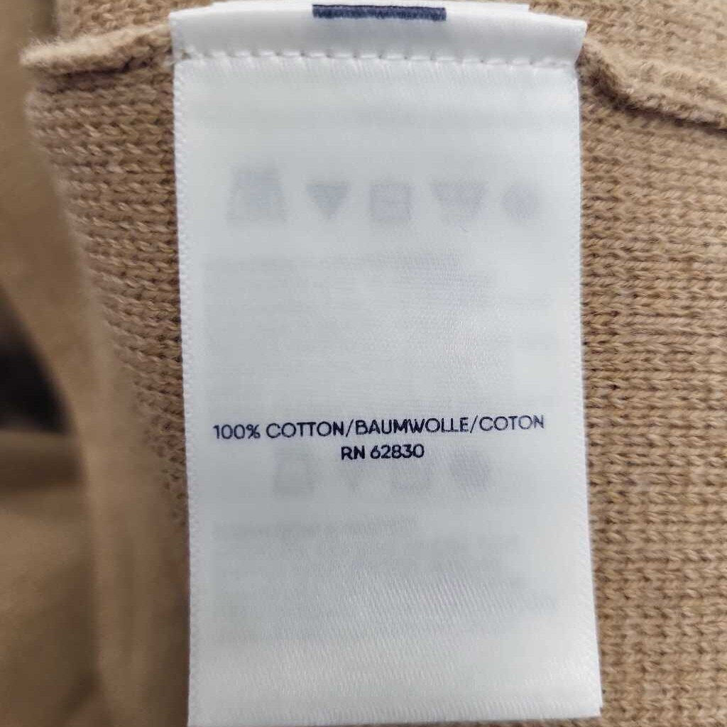 Lands End 100% Cotton Open Cardigan
