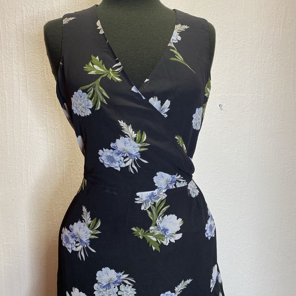 Floral Chiffon Ruffle Dress