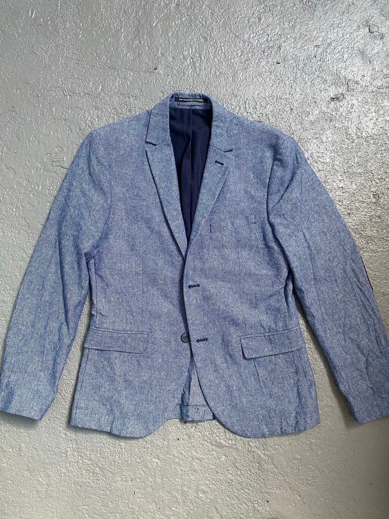 Slim Fit Blazer with Elbow Patch
