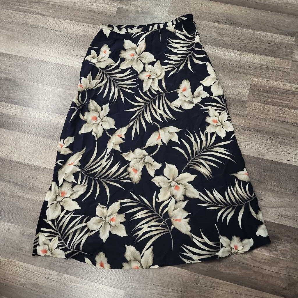 Jones NY Silk Maxi Skirt