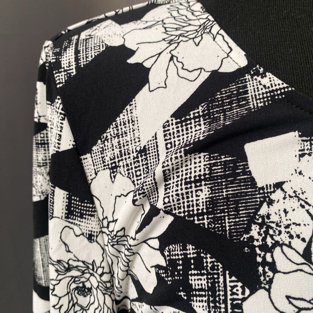 Floral Sheer Trim LS