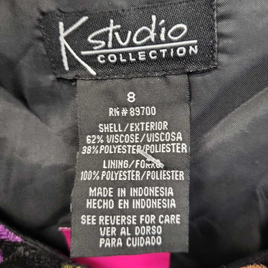 K Studio Vintage Floral Print Blazer