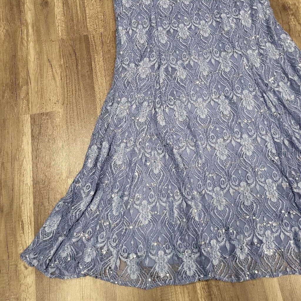 RM Richards Formal Sequin & Lace Gown