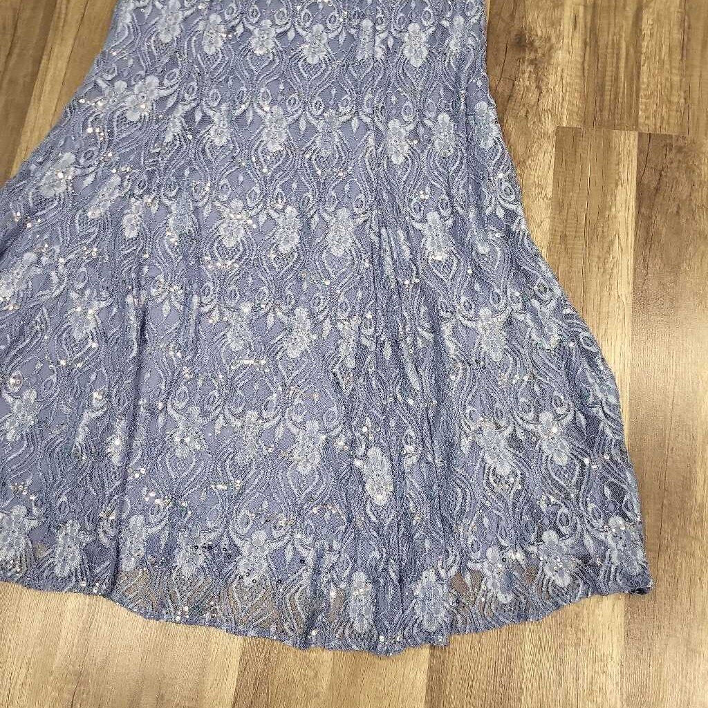 RM Richards Formal Sequin & Lace Gown