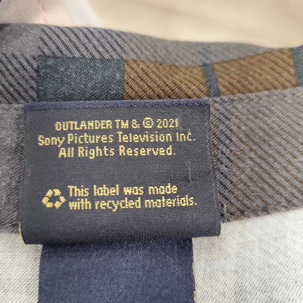 Outlander 3/4 Slv Plaid Dress