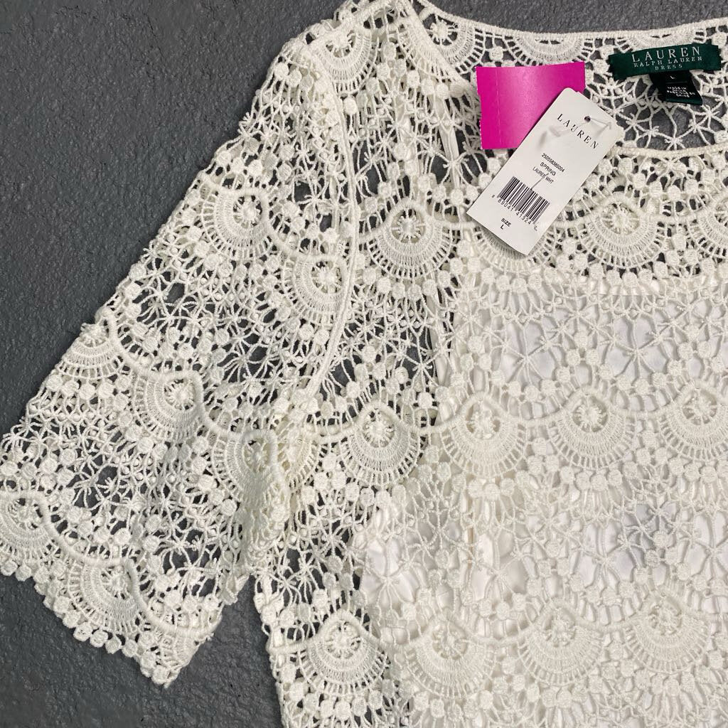 Crochet Overlay Dress
