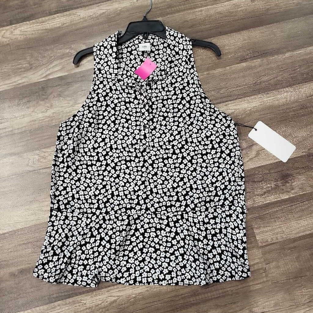 Cabi Floral Print SL Top