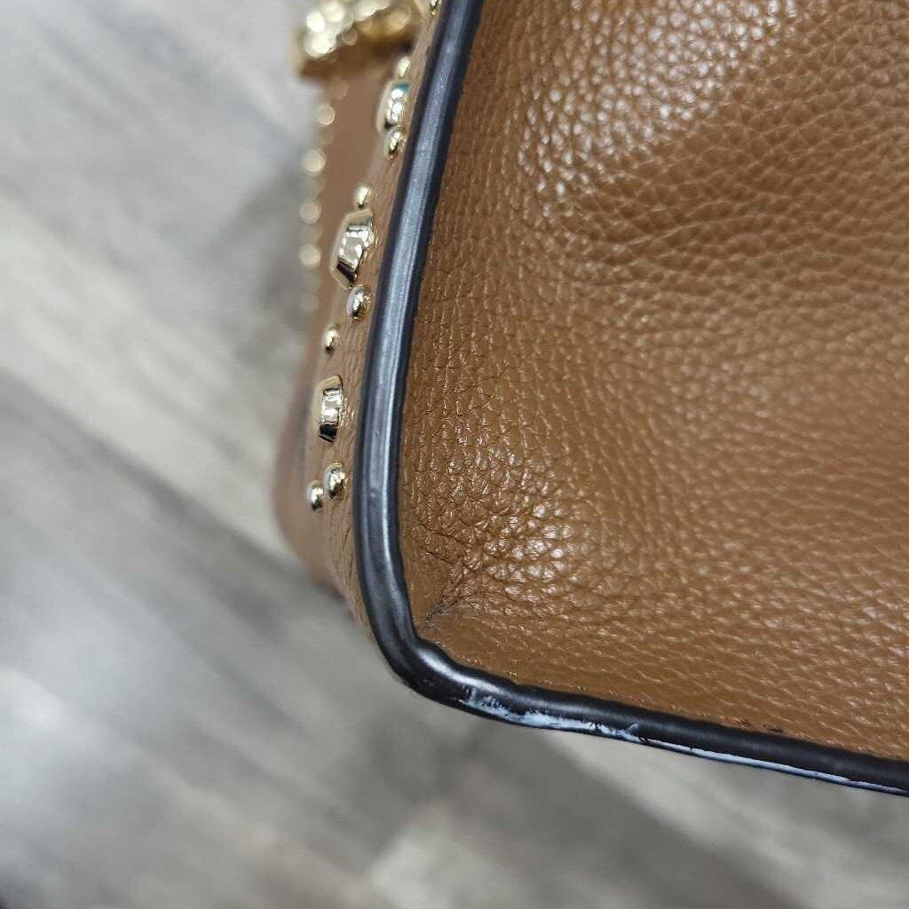 Michael Kors Nouveau Hamilton Leather Satchel Bag