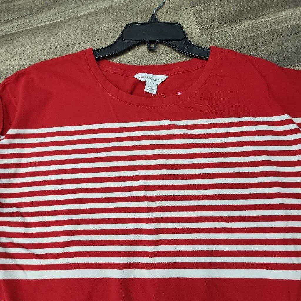 Liz Claiborne Stripe SS T-Shirt Dress
