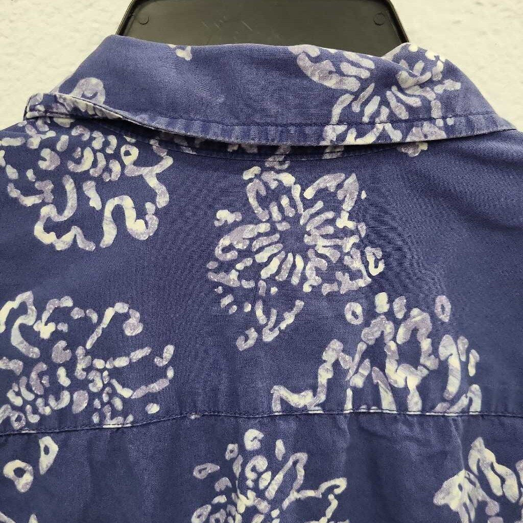 Eddie Bauer Floral Print SS BU
