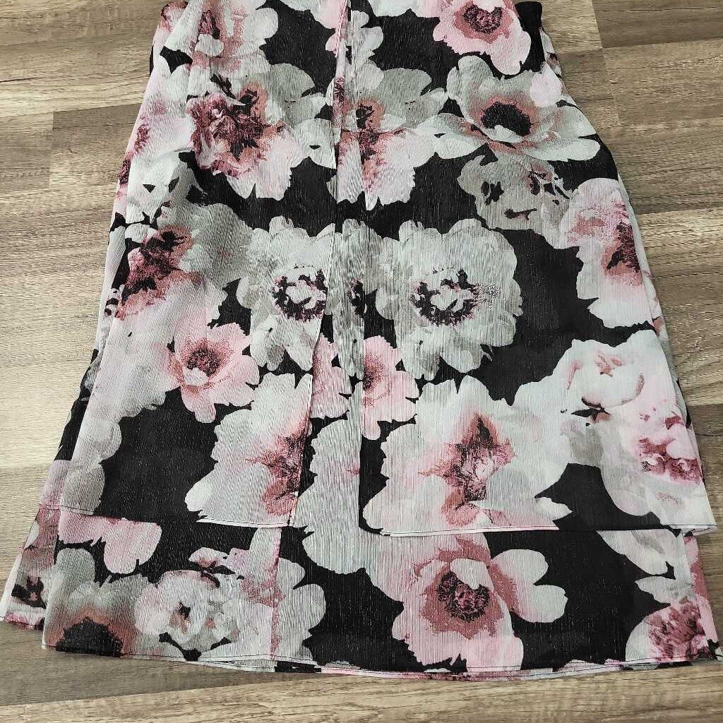 SLNY Floral Print SL Dress