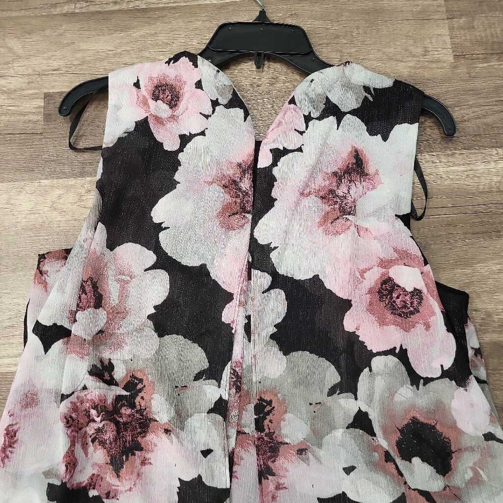 SLNY Floral Print SL Dress