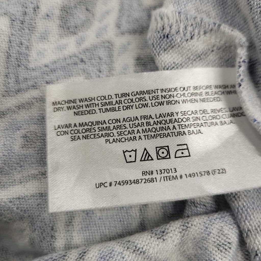 Orvis SS V Neck Tee Pattern Print