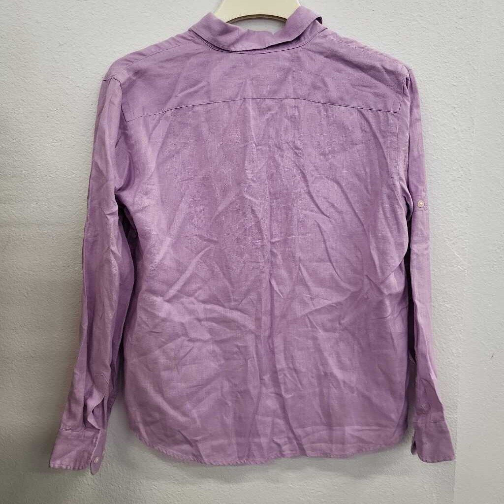 Lauren Ralph Lauren 100% Linen LS BU