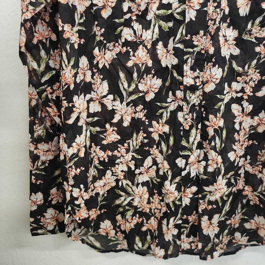Lauren Ralph Lauren Floral Print Cotton LS BU