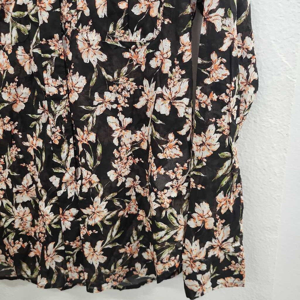Lauren Ralph Lauren Floral Print Cotton LS BU