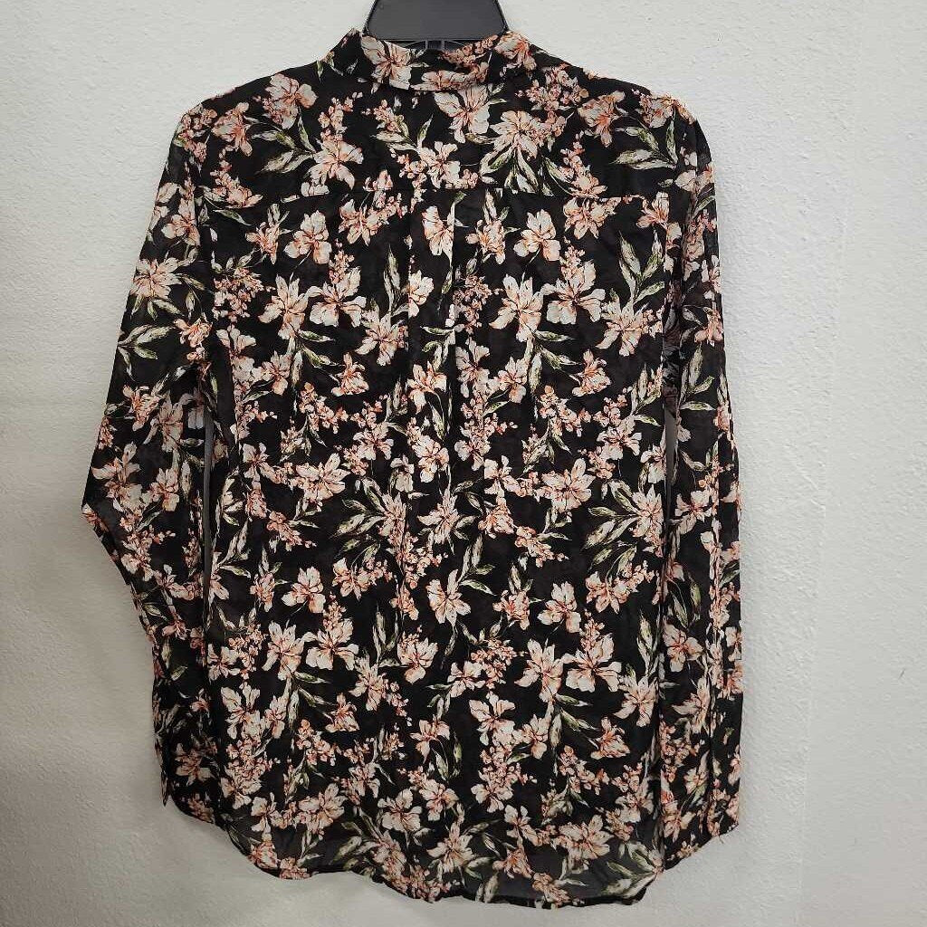 Lauren Ralph Lauren Floral Print Cotton LS BU