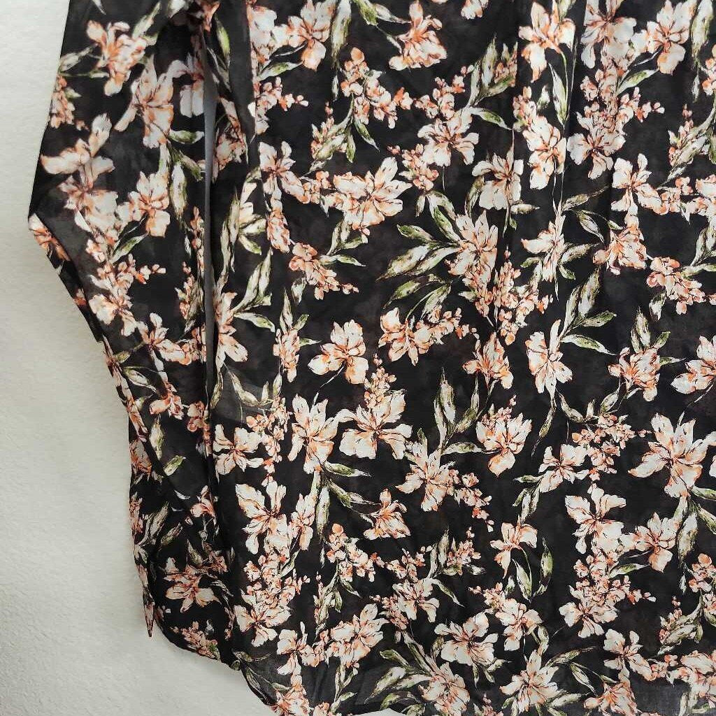 Lauren Ralph Lauren Floral Print Cotton LS BU