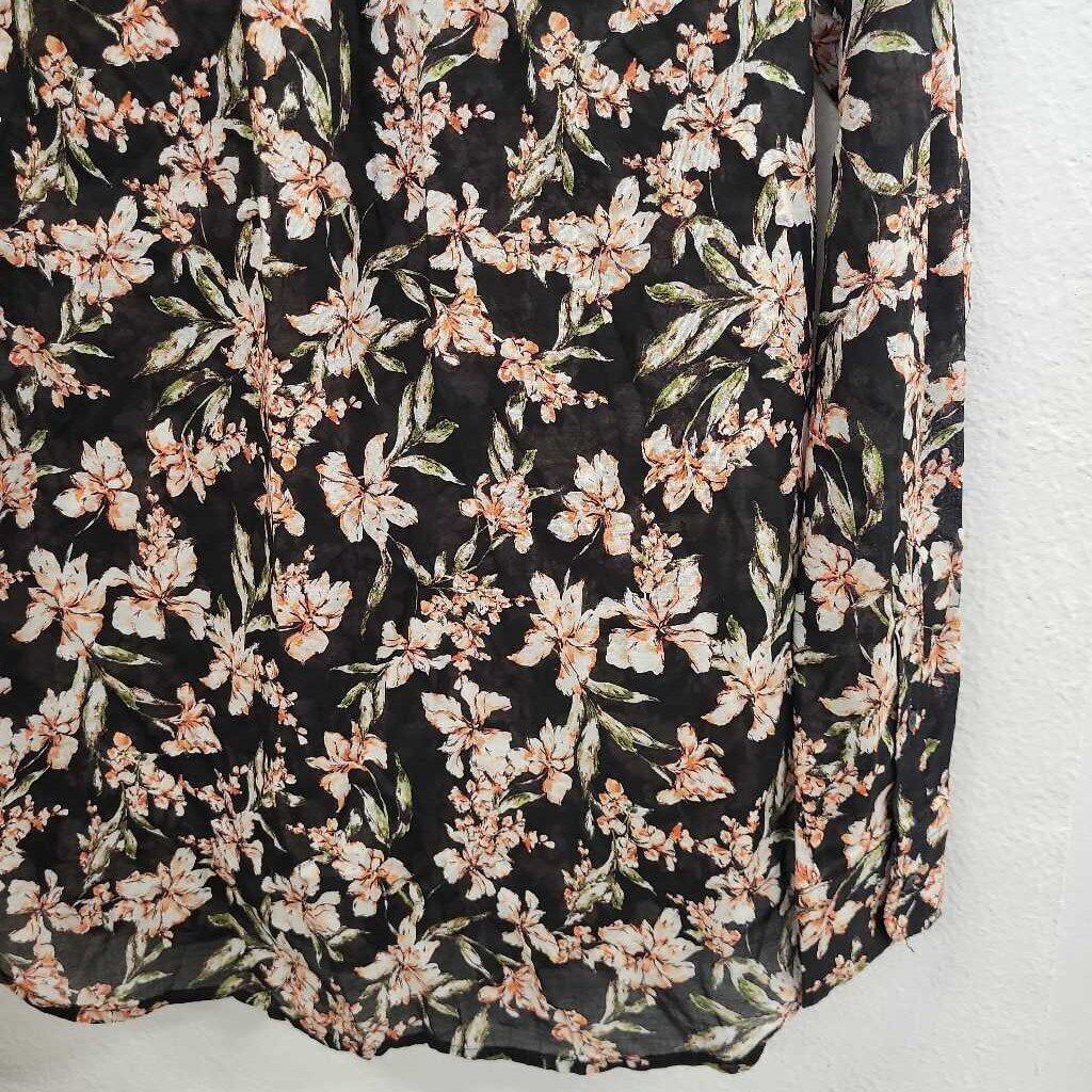 Lauren Ralph Lauren Floral Print Cotton LS BU
