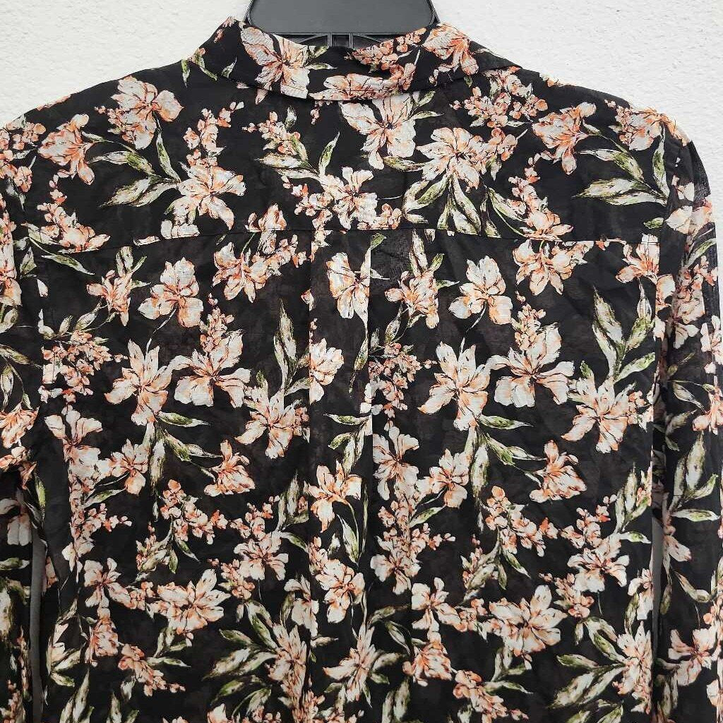 Lauren Ralph Lauren Floral Print Cotton LS BU