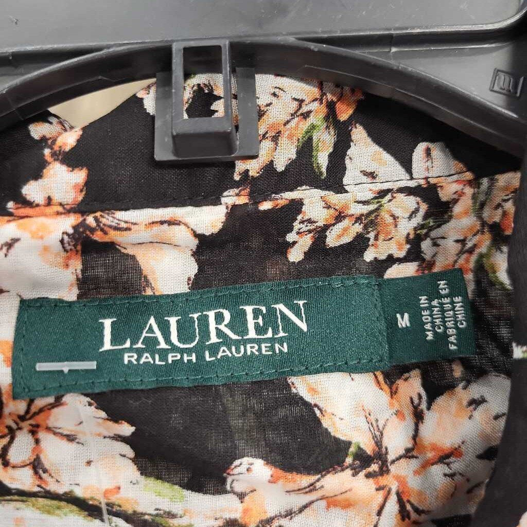 Lauren Ralph Lauren Floral Print Cotton LS BU