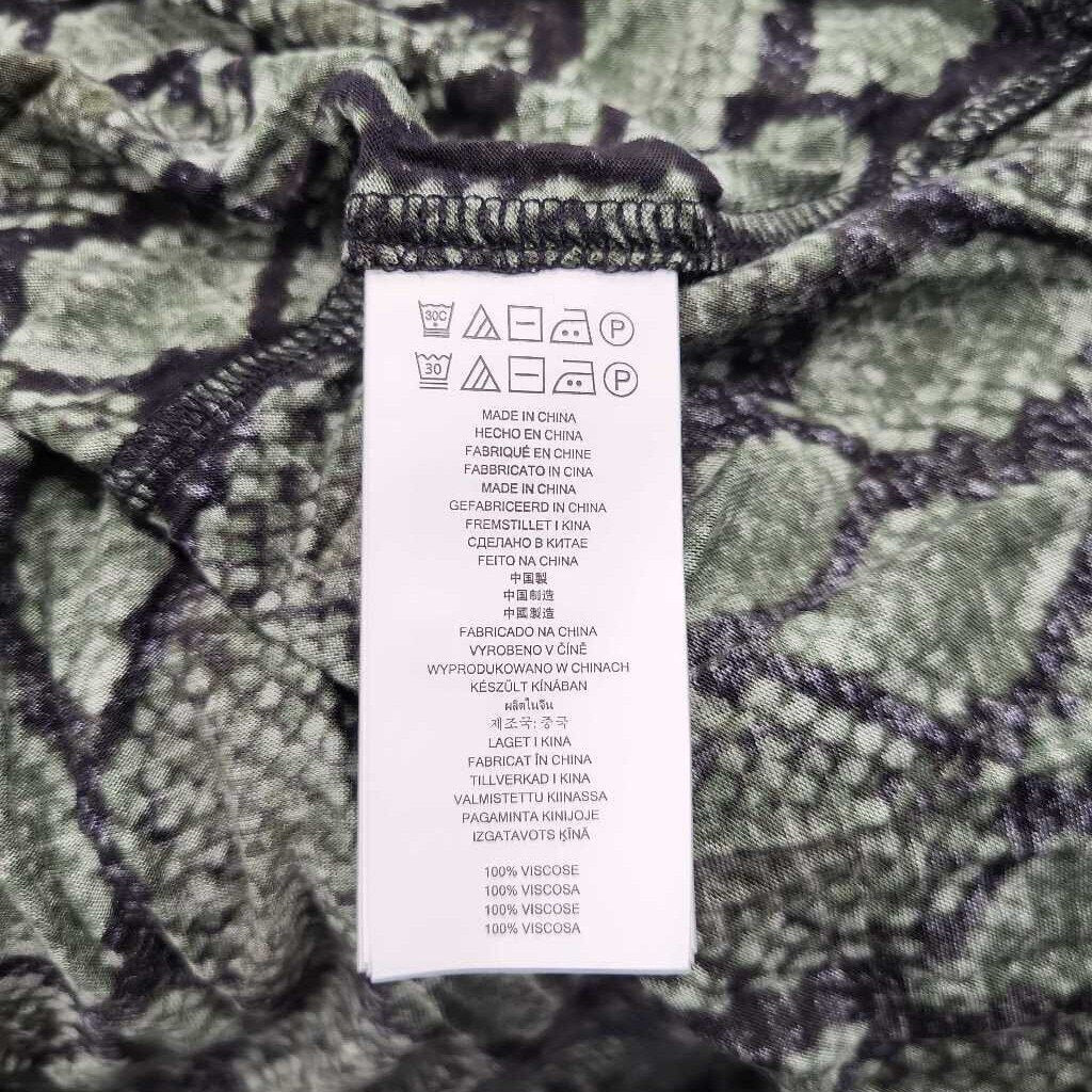 Michael Kors 3/4 Slv Animal Print Top