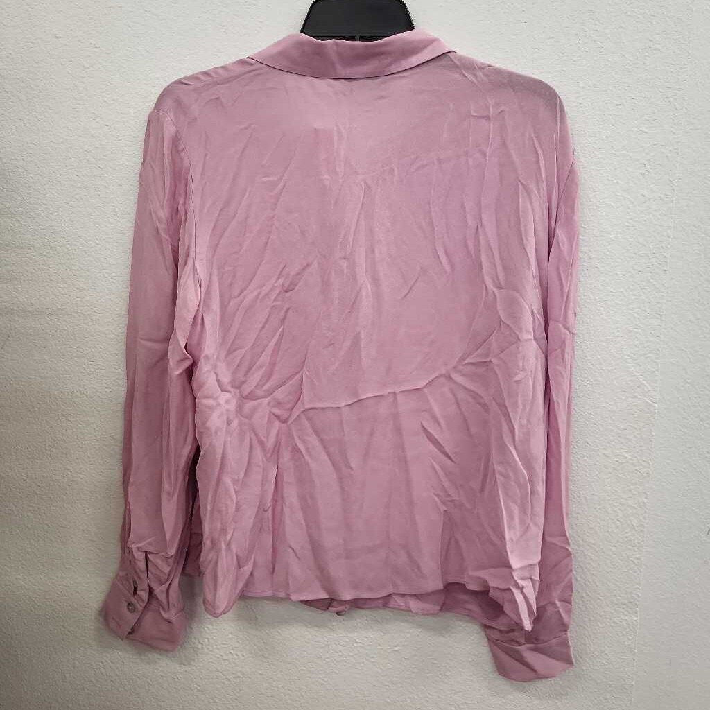 Kasper & Company LS Front Ruffle Top