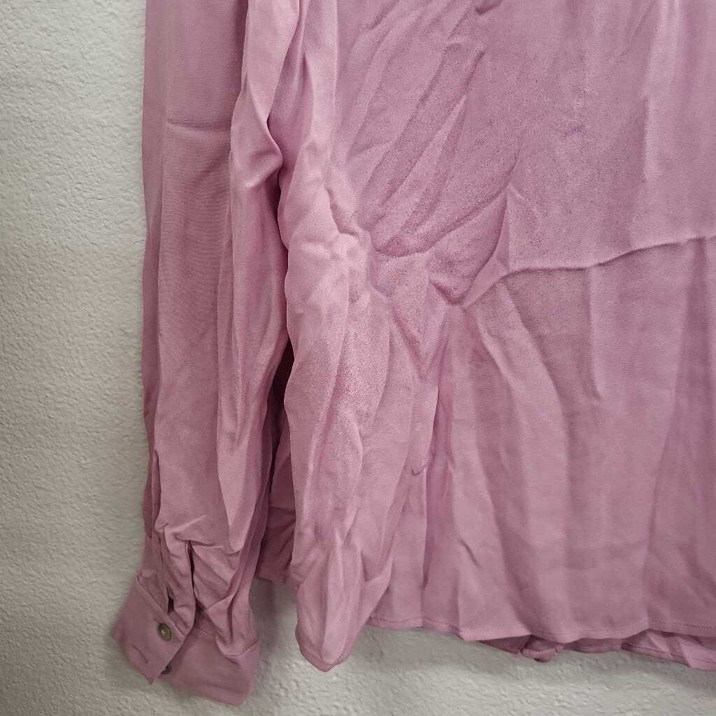 Kasper & Company LS Front Ruffle Top