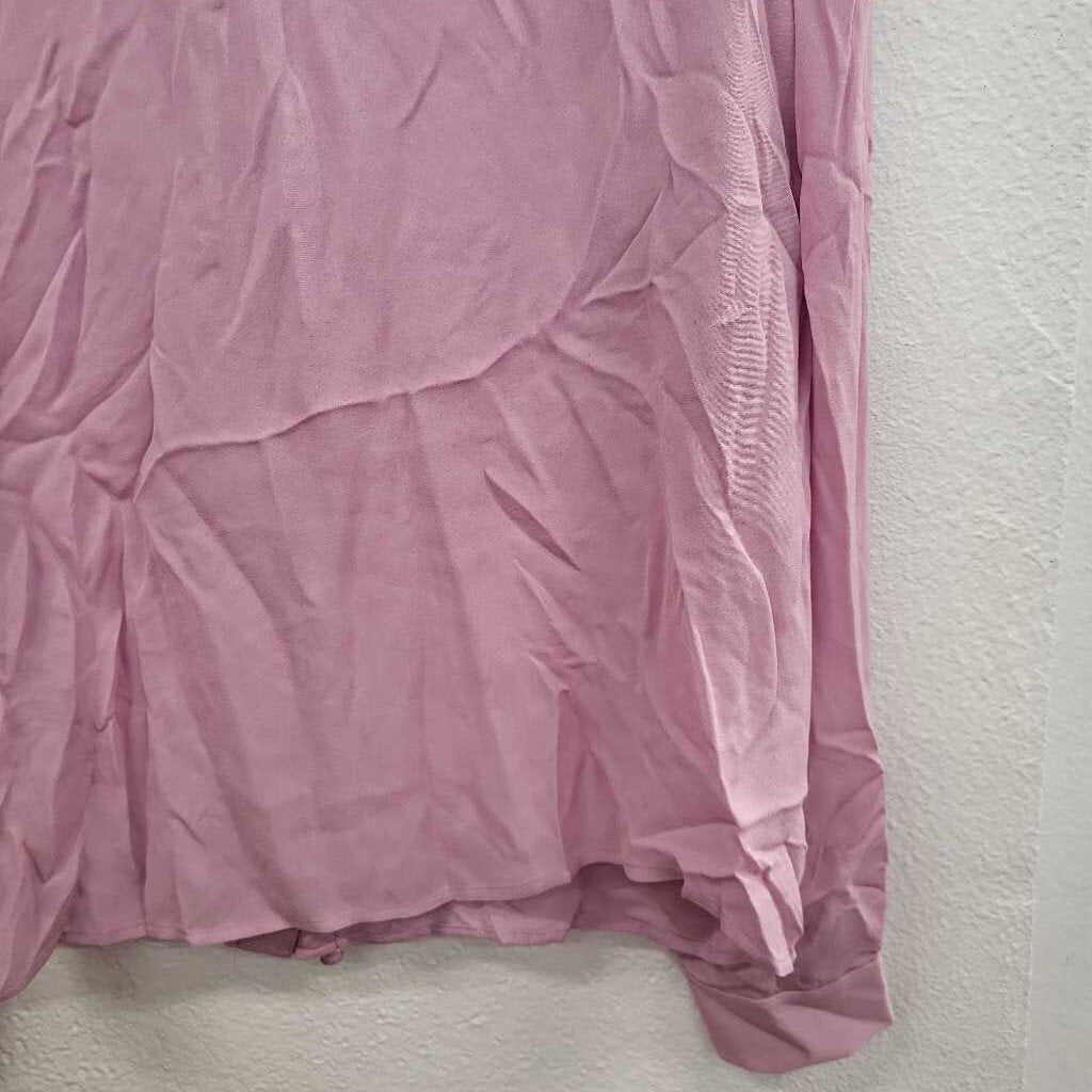 Kasper & Company LS Front Ruffle Top