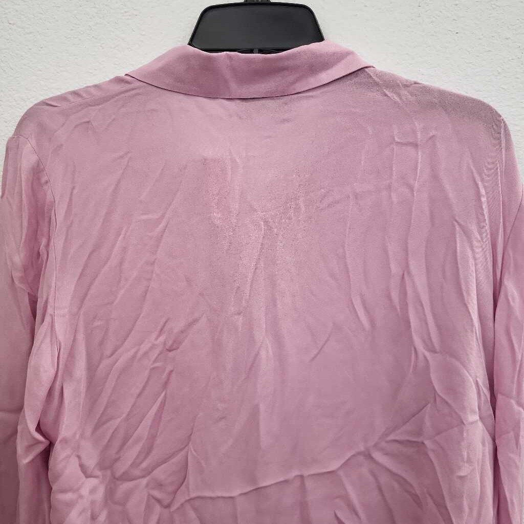 Kasper & Company LS Front Ruffle Top