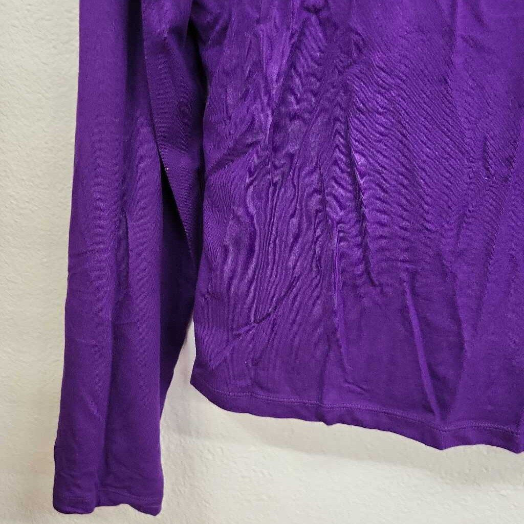 Lauren Ralph Lauren Cross Wrap LS Top