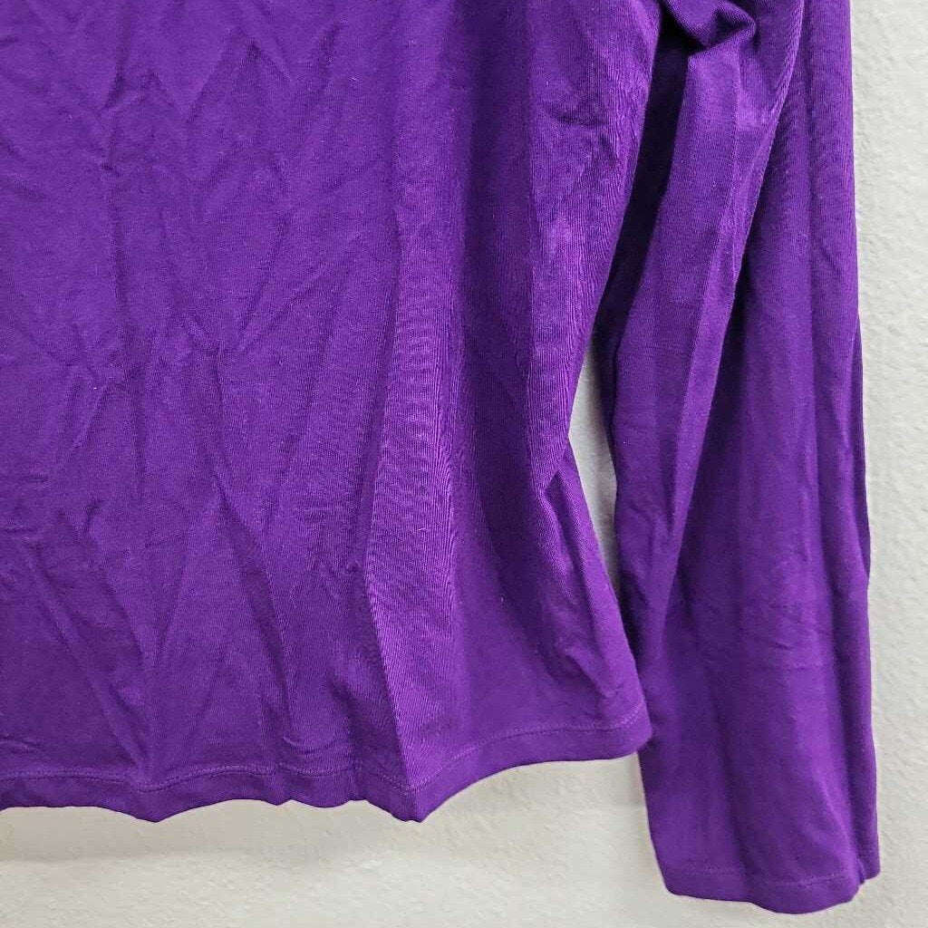 Lauren Ralph Lauren Cross Wrap LS Top
