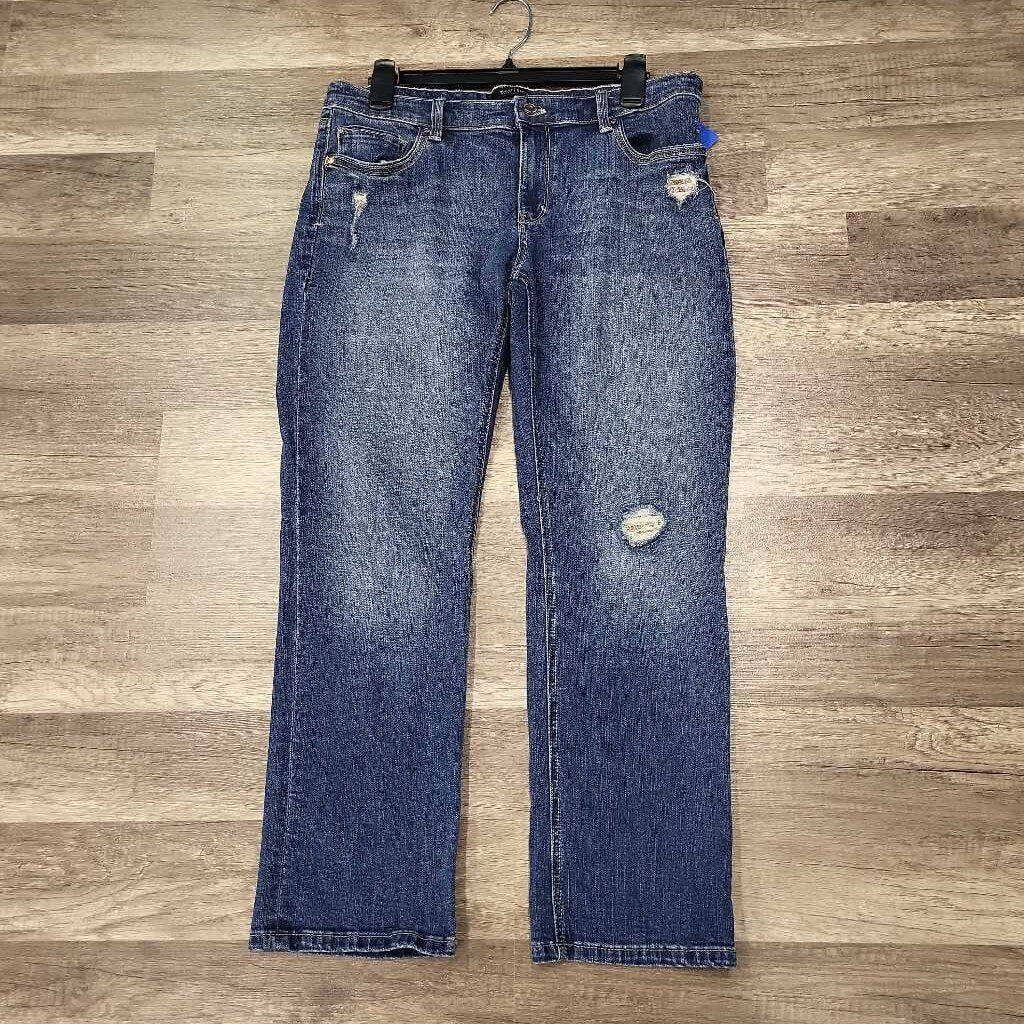 WHBM Crop Leg Jeans