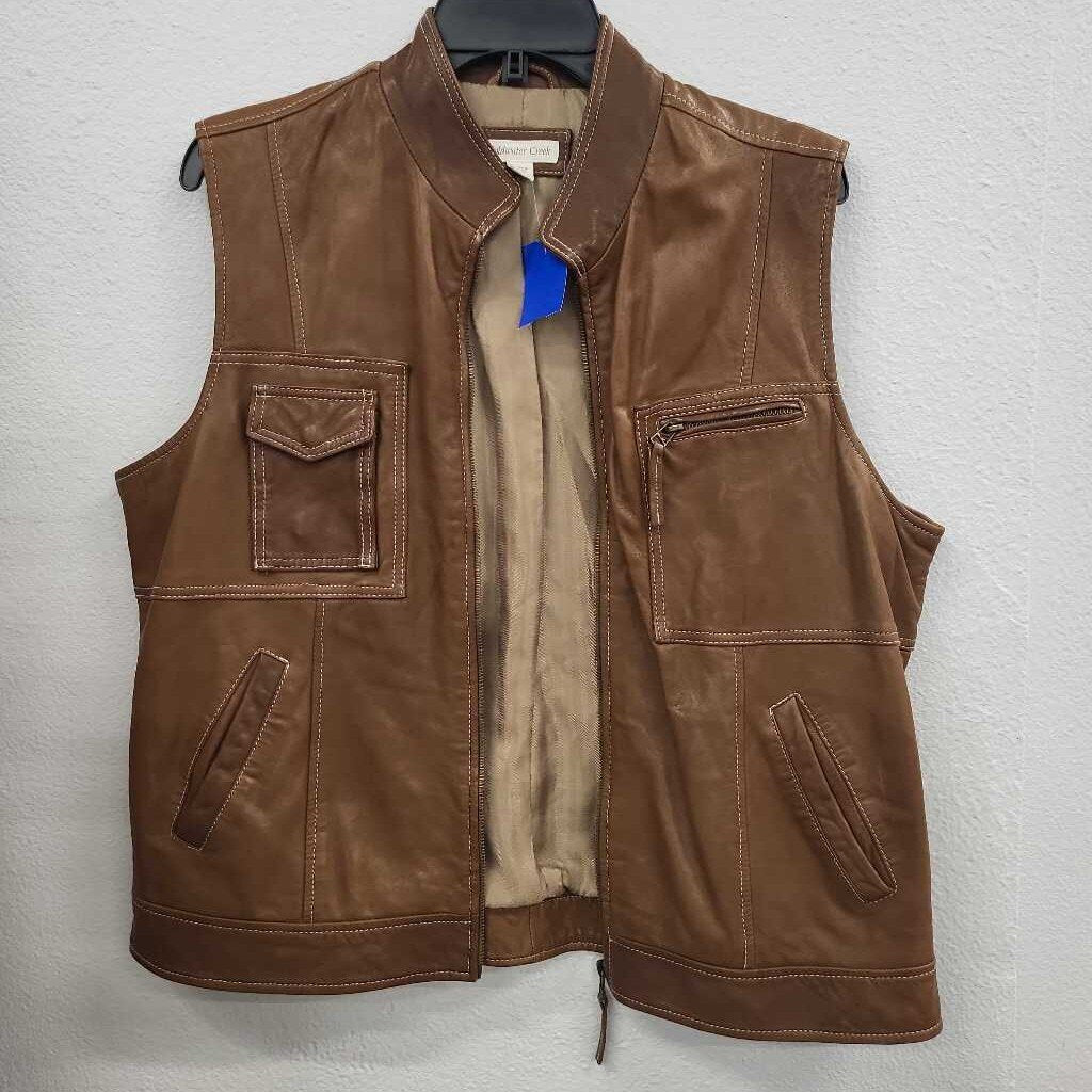 Coldwater Creek Leather Vest