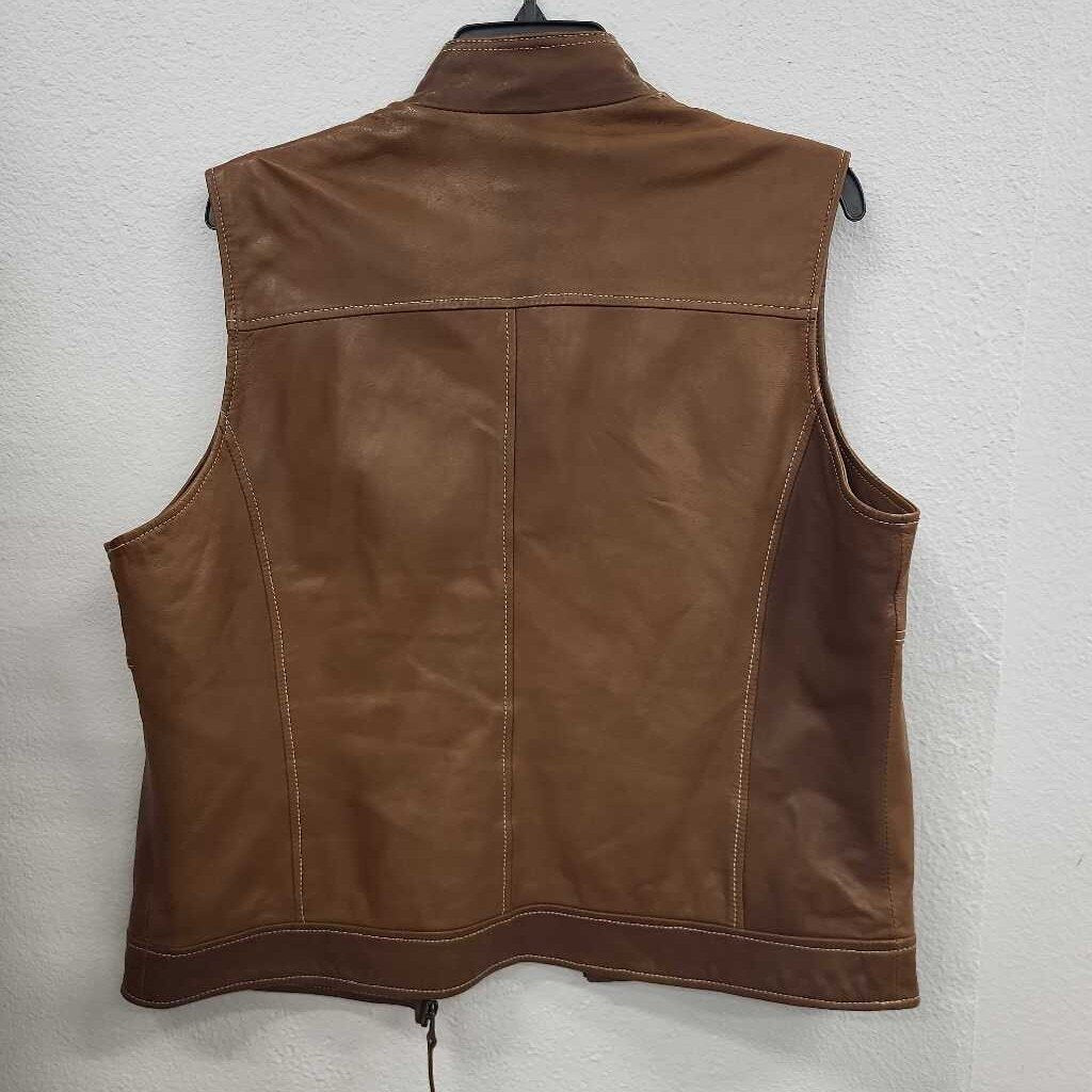 Coldwater Creek Leather Vest