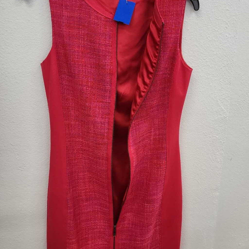 Elie Tahari Front Zipper SL Dress