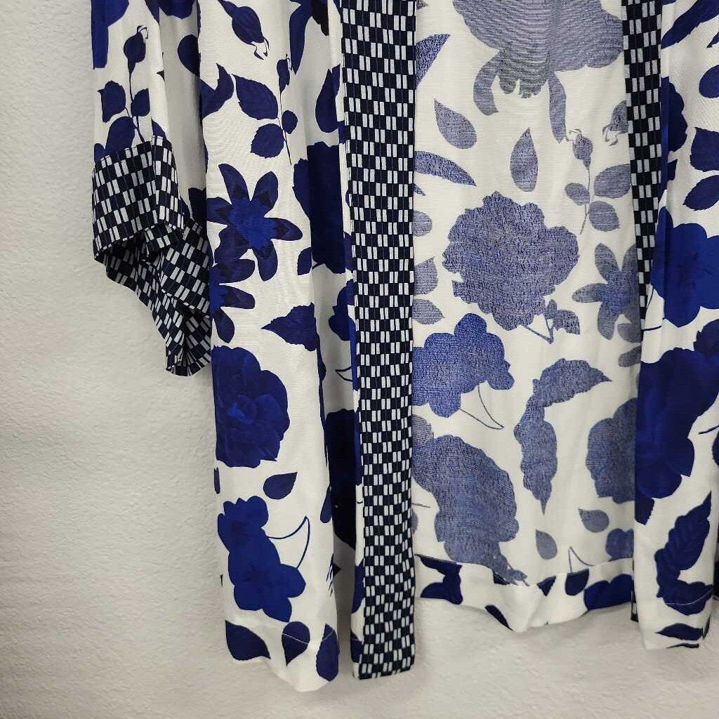 Cabi Floral Print Open Cardi